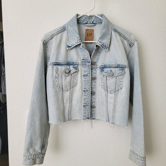 GAP Denim Jacket Small - Picture 1 of 8